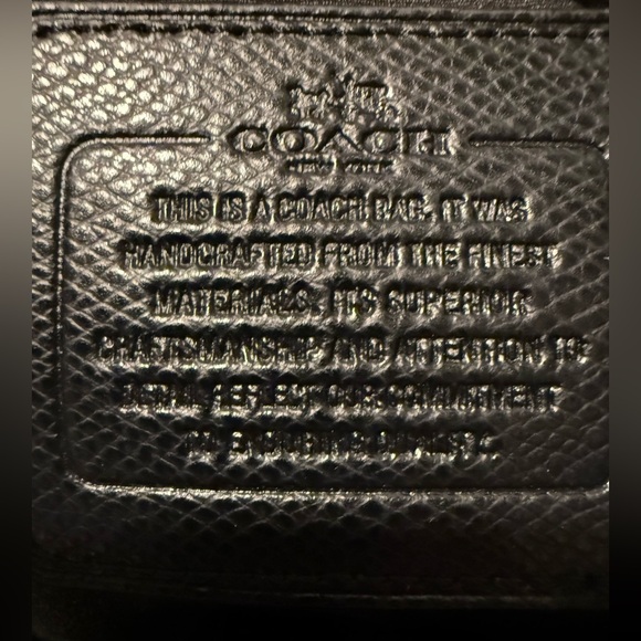 Coach Black Leather Tote Bag - Picture 14 of 16